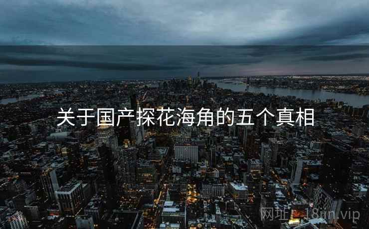 关于国产探花海角的五个真相