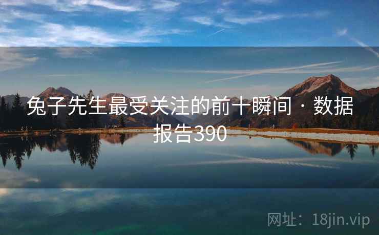 兔子先生最受关注的前十瞬间 · 数据报告390