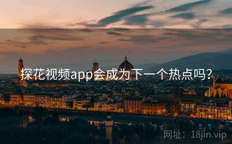 探花视频app会成为下一个热点吗?